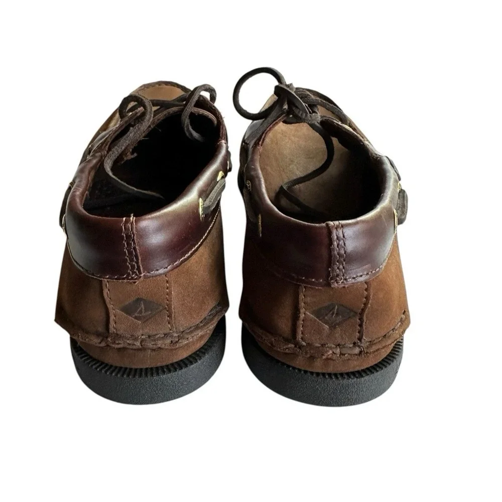 Sperry Top-Sider Original 2-Eye Plush Boat Shoe Brown 0195412 Men's 8.5W